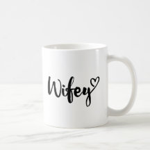 Wifey Mok Wedding Verloving Gift Coffee Cup