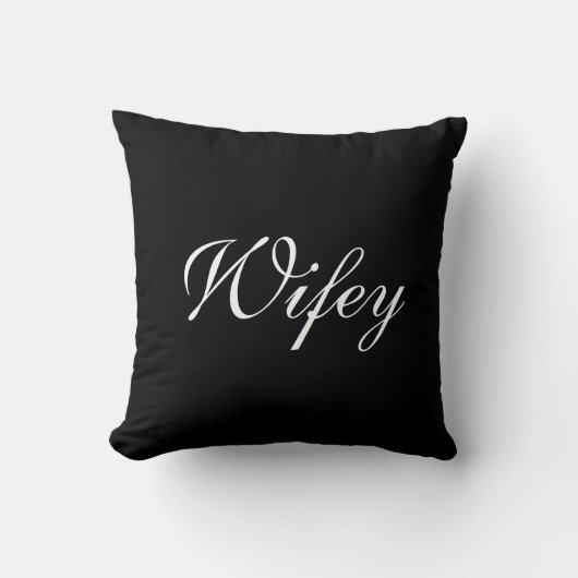 Wifey Mrs Pillow Kussen (Voorkant)