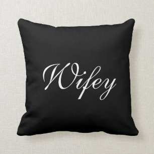 Wifey Mrs Pillow Kussen