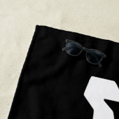 Wifey Pas getrouwd Bruid Zwart & Wit Strandlaken (In situ)