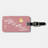 Wifey | Persoonlijke Honeymoon-bride Bagagelabel (Voorkant horizontaal)