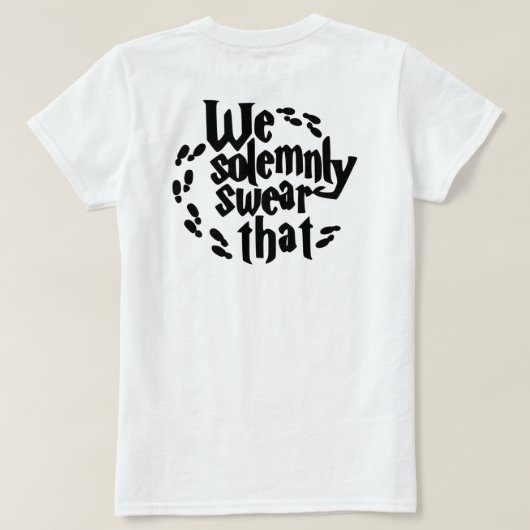 Wifey Potter Couple Shirt (Design achterkant)