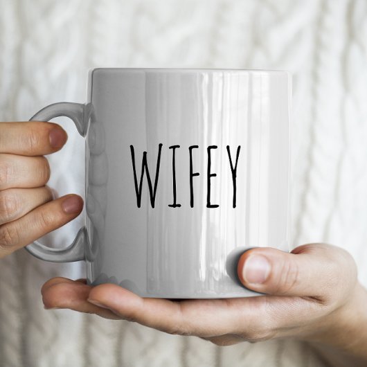 "Wifey" RAE DUNN geïnspireerd Koffiemok