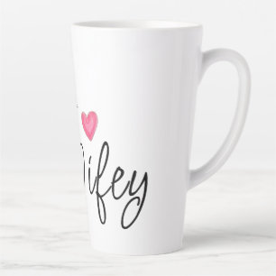 Wifey rode hart gesticht. Jaar toekomstige vrouw v Latte Mok