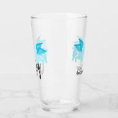 Wifey Schattigee Vliegende Varkens met Vleugels Bl Glas (Links)