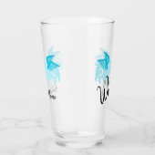 Wifey Schattigee Vliegende Varkens met Vleugels Bl Glas (Rechts)