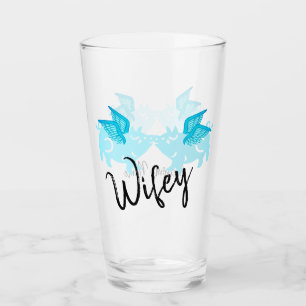 Wifey Schattigee Vliegende Varkens met Vleugels Bl Glas