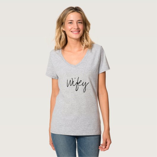 WIfey-Shirt T-shirt (Voorkant volledig)