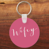Wifey Sleutelhanger (Voorkant)