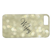 Wifey Sparkly Gold iPhone 7 Hoesje (Achterkant (Horizontaal))