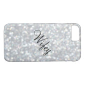 Wifey Sparkly & Silver iPhone 7 Hoesje (Achterkant (Horizontaal))