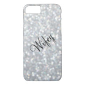 Wifey Sparkly & Silver iPhone 7 Hoesje (Achterkant)