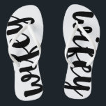 Wifey Teenslippers<br><div class="desc">Ideaal voor die bruiloft of huwelijksreis! Steeds opnieuw in huis, naar het strand, zwembad of uit winkelen en rennen.</div>