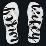 Wifey-Teenslippers Teenslippers<br><div class="desc">Perfect voor die bestemming bruiloft of huwelijksreis! Draag keer op keer rond het huis,  naar het strand,  het zwembad of uit winkelen en boodschappen doen!</div>