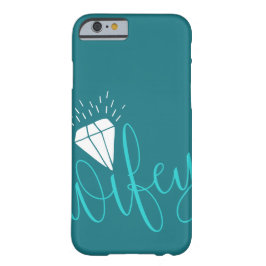 Wifey Turquoise Script & Diamond Case-Mate iPhone Case