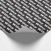 Wifey Typography Black Cadeaupapier (Hoek)