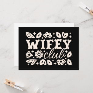 Wifey vrouwen club cowboy donkere western romantie kaart