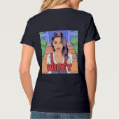 Wifey Vrouwen V-hals T-shirt (Achterkant)