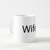 Wifey - Witte 11 oz klassieke Mok (Voorkant links)