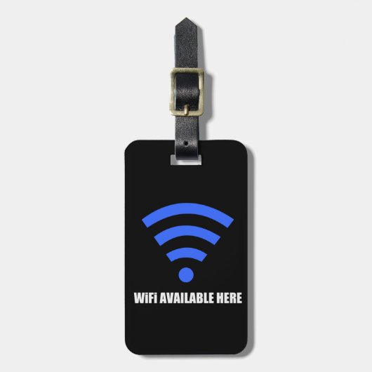 WiFi Beschikbaar hier Bagagelabel (Voorkant verticaal)