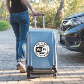 Wifi Business, gratis wifi-Sticker Sticker (Koffer Insitu)