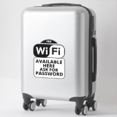 Wifi Business, gratis wifi-Sticker Sticker (Koffer)