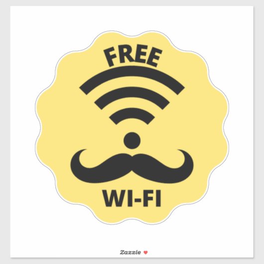 Wifi Business, gratis wifi-Sticker Sticker (Vel)