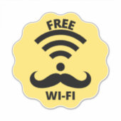 Wifi Business, gratis wifi-Sticker Sticker (Voorkant)