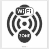 Wifi Business, gratis wifi-Sticker Sticker (Vel)