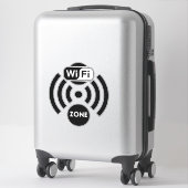 Wifi Business, gratis wifi-Sticker Sticker (Koffer)