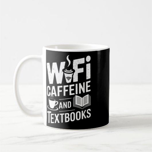 Wifi Caffeine And Textbooks Koffiemok (Links)