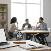 WiFi Details  Vlieg voor een wifi QR Code Acryl Bord