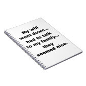 WIFI DOWN! NOTITIEBOEK (Rechterzijde)