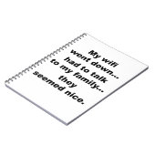 WIFI DOWN! NOTITIEBOEK (Linkerzijde)