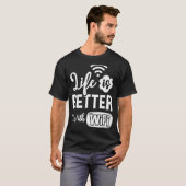 Wifi het Wachtwoord van Internet van de Router cit T-shirt (Voorkant volledig)