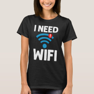 Wifi het Wachtwoord van Internet van de Router cit T-shirt