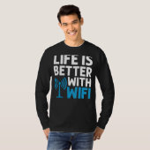 Wifi het Wachtwoord van Internet van de Router cit T-shirt (Voorkant volledig)