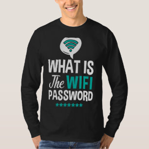 Wifi het Wachtwoord van Internet van de Router cit T-shirt