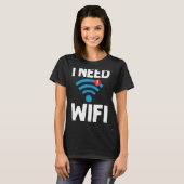 Wifi het Wachtwoord van Internet van de Router cit T-shirt (Voorkant volledig)