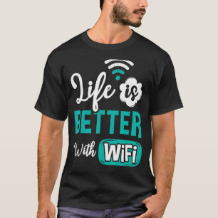 Wifi het Wachtwoord van Internet van de Router cit T-shirt