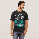 Wifi het Wachtwoord van Internet van de Router cit T-shirt (Voorkant volledig)