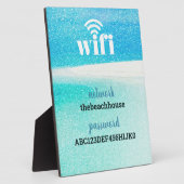 Wifi-informatie *Moderne ziekenhuisopname* Beach Fotoplaat (Zijkant)