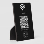 WiFi-informatiebord met QR-code voor gemakkelijke Fotoplaat (Zijkant)