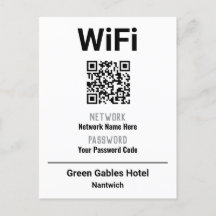 WiFi-instructies met QR-code