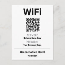 WiFi-instructies met QR-code