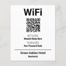 WiFi-instructies met QR-code