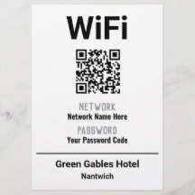 WiFi-instructies met QR-code