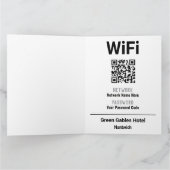WiFi-instructies met QR-code Kaart (Binnen)