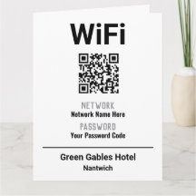 WiFi-instructies met QR-code