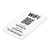 WiFi-instructies met QR-code Magneet (Linkerzijde)